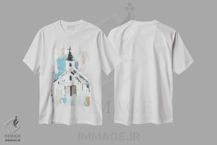 تیشرت طرح دار کلیسای یکشنبه I، مدیوم اثر آنی وارن | immage.ir