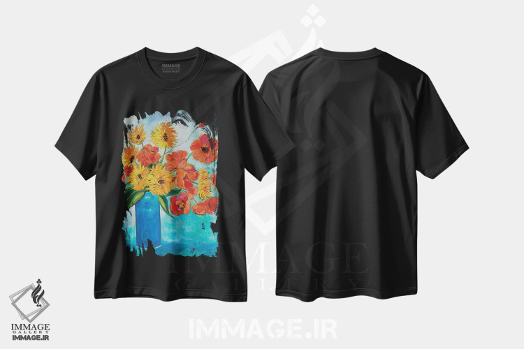 تیشرت طرح دار پر از امید، دکور معاصر اثر الکسی فاین | فروشگاه ایماژ