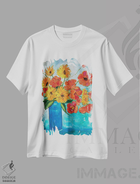 تیشرت طرح دار پر از امید، دکور معاصر اثر الکسی فاین | immage.ir