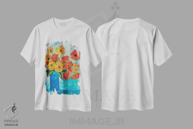 تیشرت طرح دار پر از امید، دکور معاصر اثر الکسی فاین | immage.ir