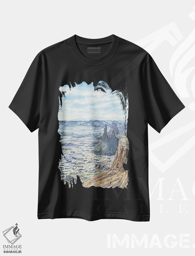 تیشرت طرح دار پارک ملی کنیون لندز، مدیوم اثر آلکسی دیمیتریویچ شمیروف | immage.ir