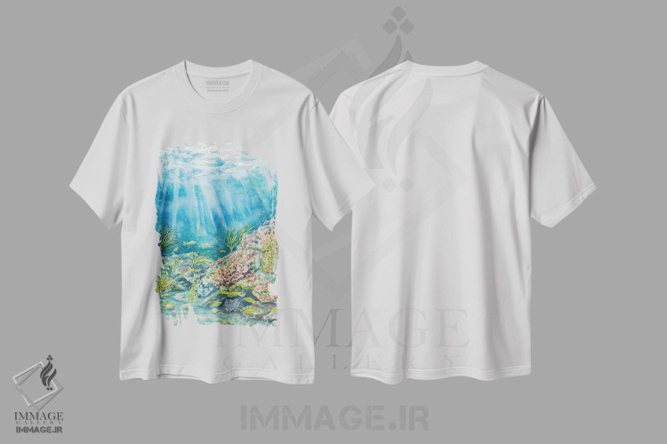 تیشرت طرح دار پارک ملی بیسکین، مدیوم اثر آلکسی دیمیتریویچ شمیروف | فروشگاه ایماژ
