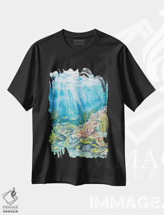 تیشرت طرح دار پارک ملی بیسکین، مدیوم اثر آلکسی دیمیتریویچ شمیروف | immage.ir