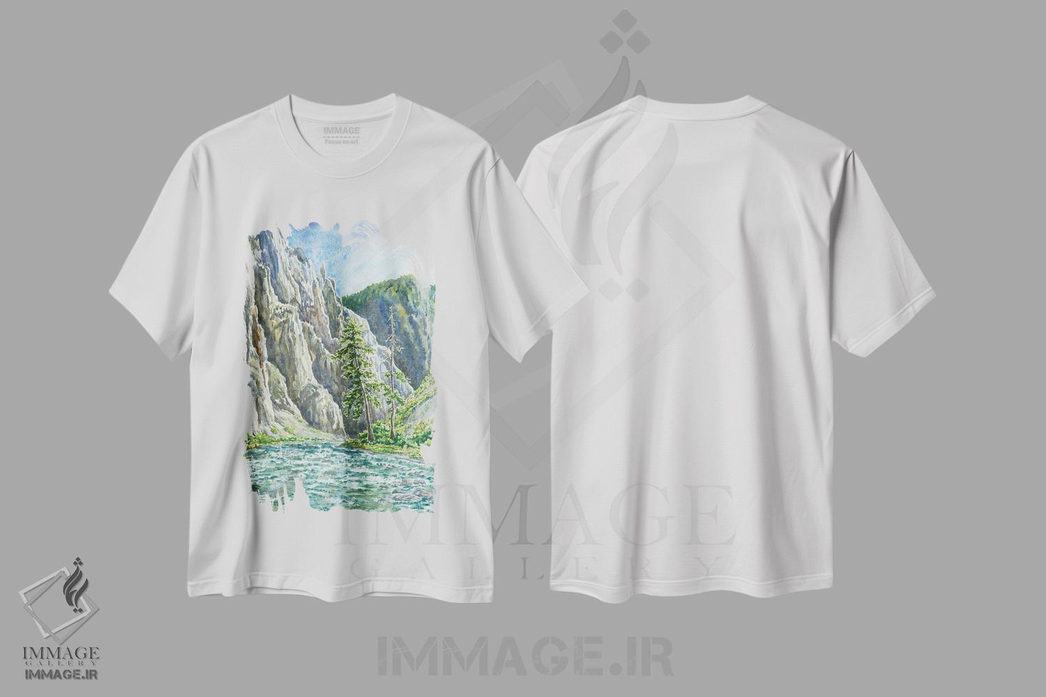 تیشرت طرح دار پارک ملی بلک کنیون، مدیوم اثر آلکسی دیمیتریویچ شمیروف | immage.ir