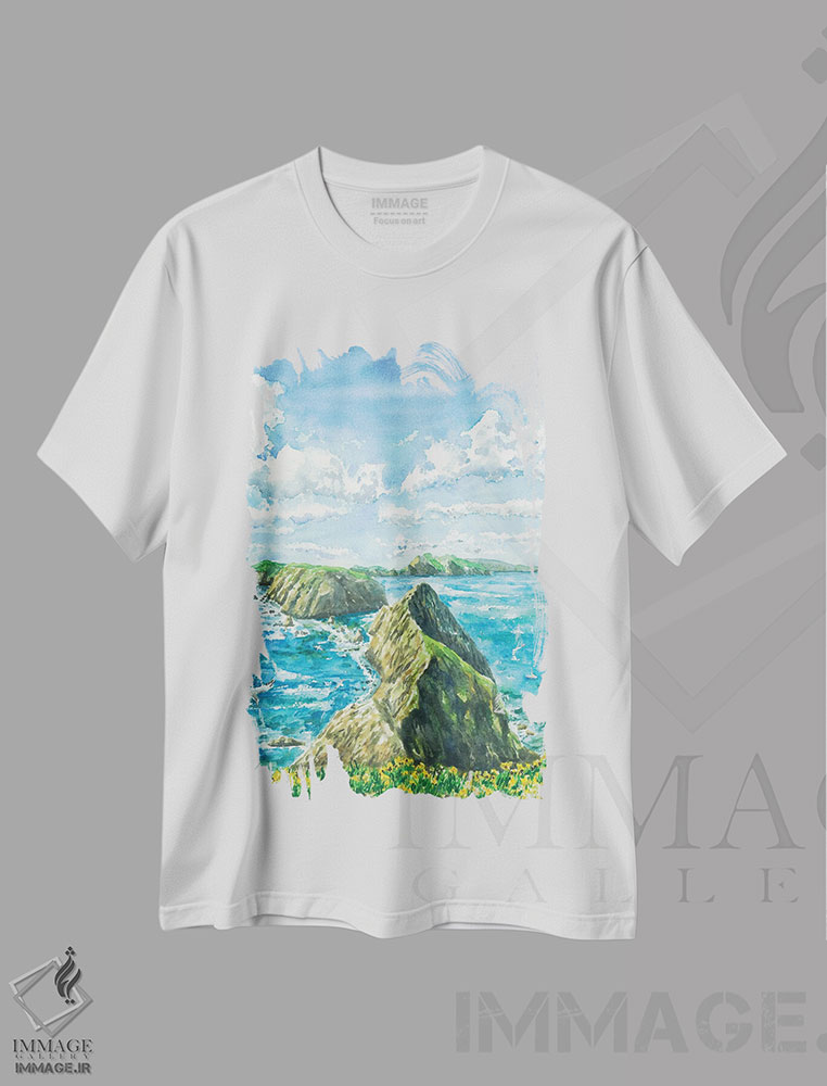 تیشرت طرح دار پارک ملی جزایر چنل، مدیوم اثر آلکسی دیمیتریویچ شمیروف | immage.ir