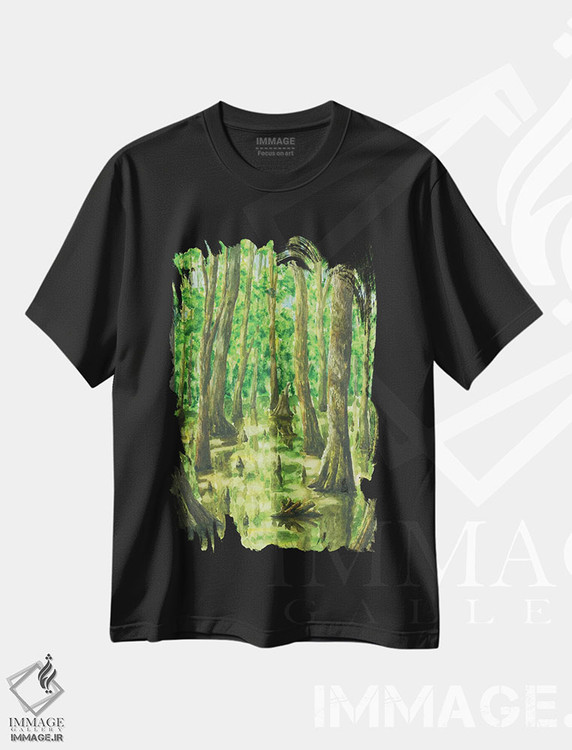 تیشرت طرح دار پارک ملی کنگاری، مدیوم اثر آلکسی دیمیتریویچ شمیروف | immage.ir