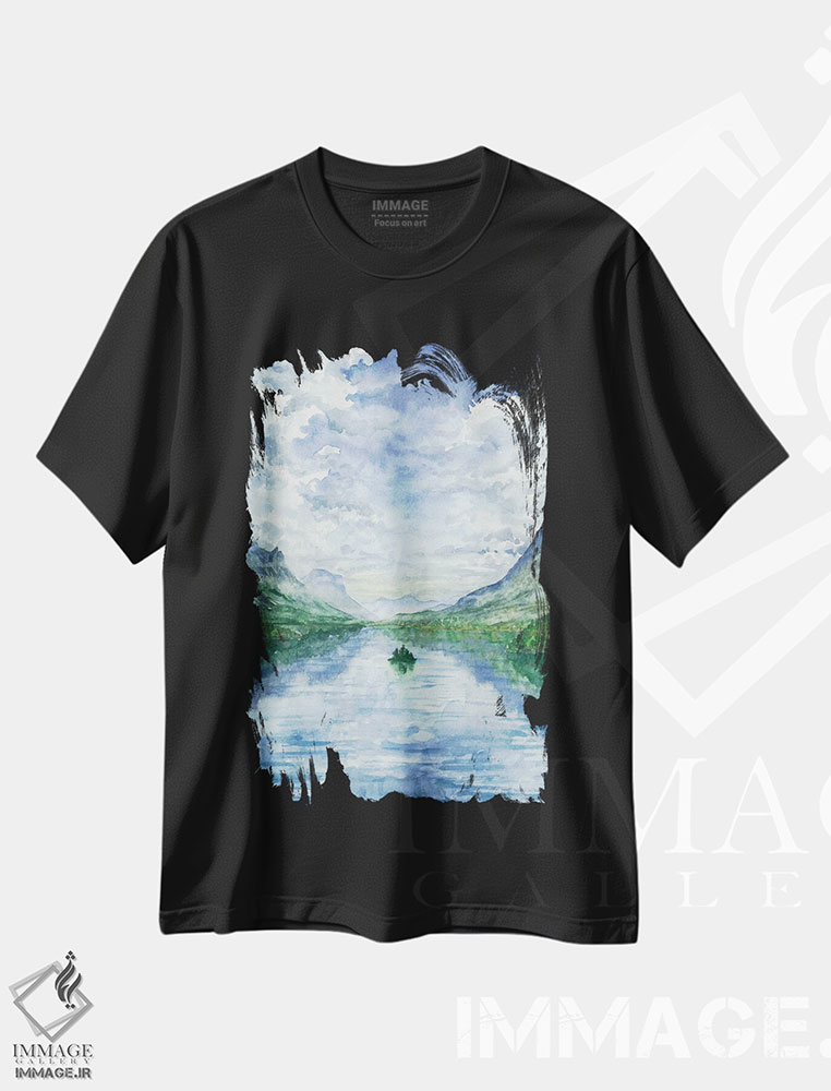 تیشرت طرح دار پارک ملی گلیشر، مدیوم اثر آلکسی دیمیتریویچ شمیروف | فروشگاه ایماژ