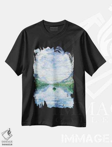 تیشرت طرح دار پارک ملی گلیشر، مدیوم اثر آلکسی دیمیتریویچ شمیروف | فروشگاه ایماژ