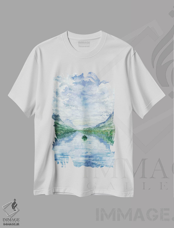 تیشرت طرح دار پارک ملی گلیشر، مدیوم اثر آلکسی دیمیتریویچ شمیروف | immage.ir