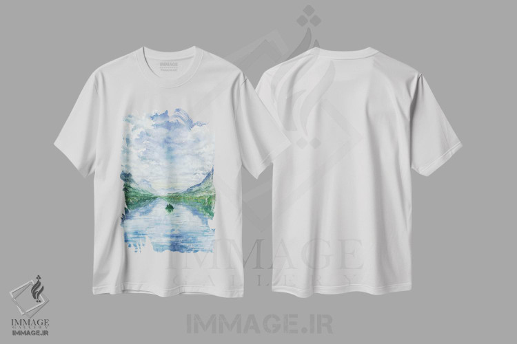 تیشرت طرح دار پارک ملی گلیشر، مدیوم اثر آلکسی دیمیتریویچ شمیروف | immage.ir