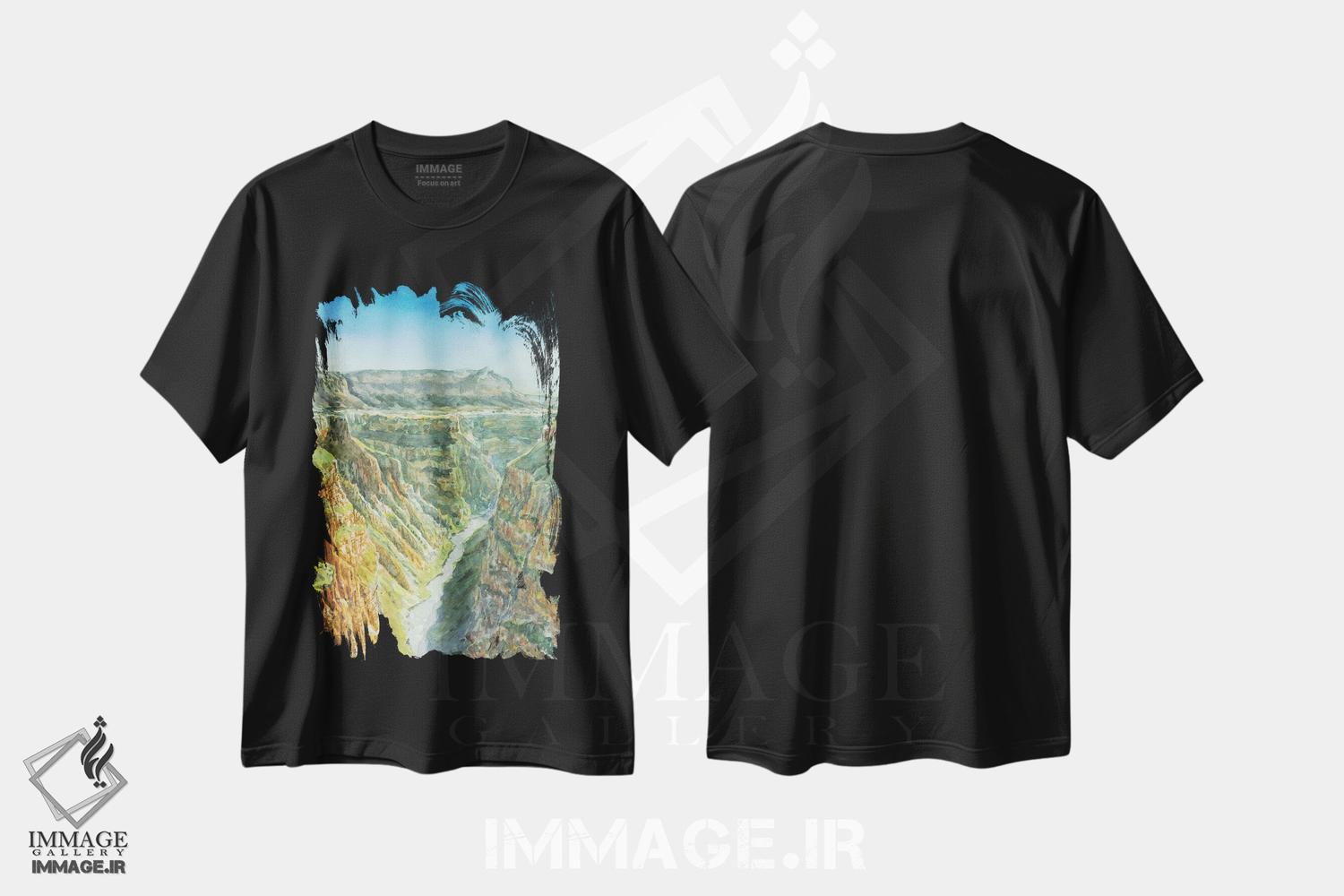 تیشرت طرح دار پارک ملی گرند کنیون، مدیوم اثر آلکسی دیمیتریویچ شمیروف | فروشگاه ایماژ