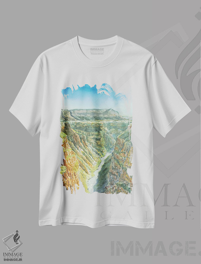تیشرت طرح دار پارک ملی گرند کنیون، مدیوم اثر آلکسی دیمیتریویچ شمیروف | immage.ir