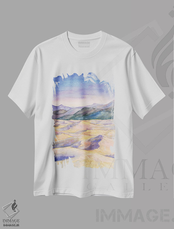 تیشرت طرح دار پارک ملی تپه های شنی بزرگ، مدیوم اثر آلکسی دیمیتریویچ شمیروف | immage.ir