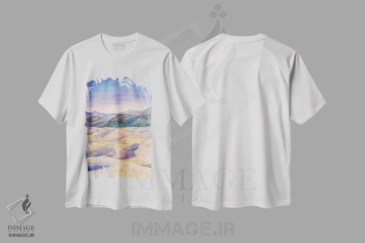 تیشرت طرح دار پارک ملی تپه های شنی بزرگ، مدیوم اثر آلکسی دیمیتریویچ شمیروف | immage.ir