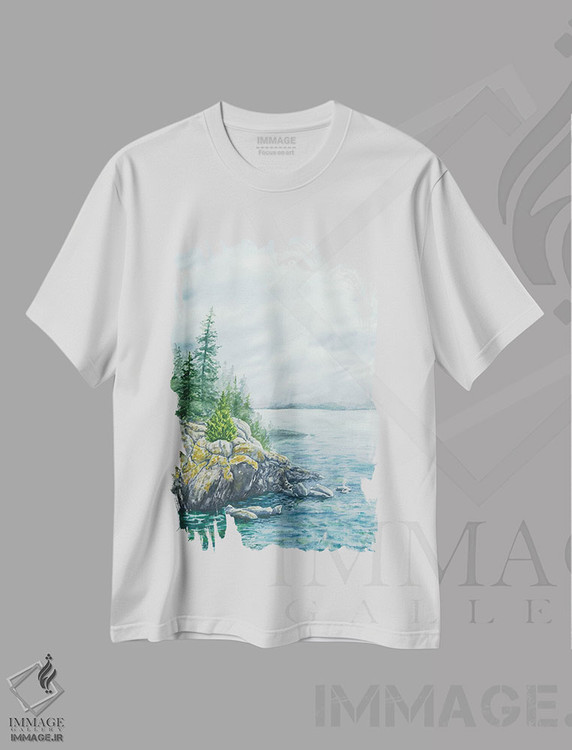 تیشرت طرح دار پارک ملی جزیره رویال، مدیوم اثر آلکسی دیمیتریویچ شمیروف | immage.ir