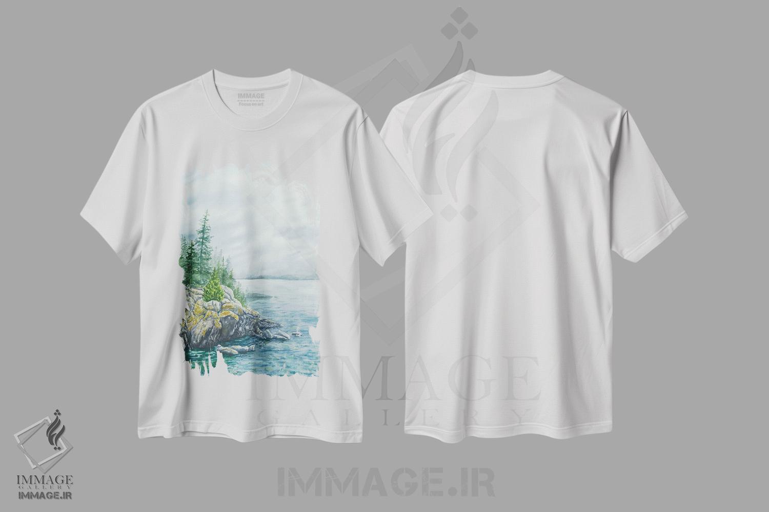 تیشرت طرح دار پارک ملی جزیره رویال، مدیوم اثر آلکسی دیمیتریویچ شمیروف | immage.ir