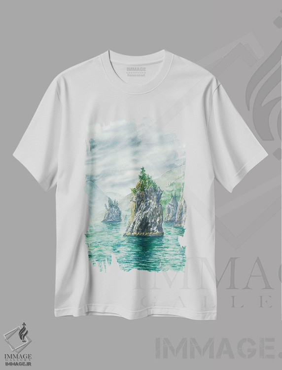تیشرت طرح دار پارک ملی فلات کنای، مدیوم اثر آلکسی دیمیتریویچ شمیروف | فروشگاه ایماژ