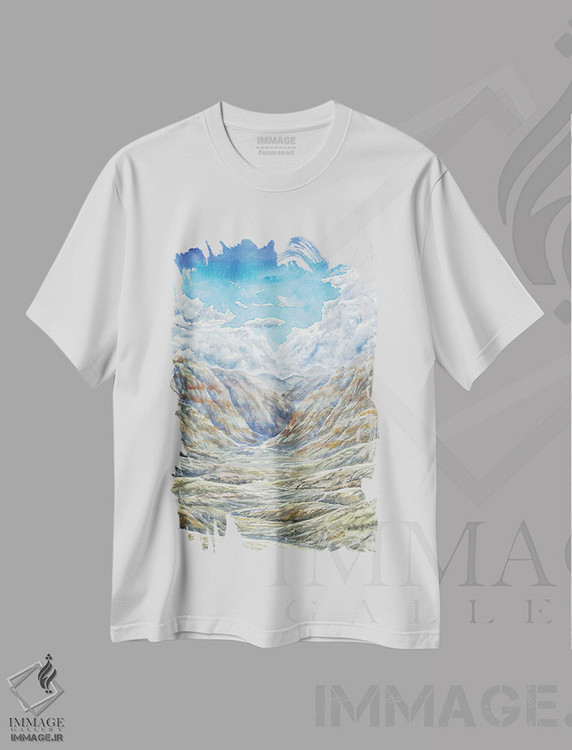 تیشرت طرح دار پارک ملی جنگل سنگ شده، مدیوم اثر آلکسی دیمیتریویچ شمیروف | فروشگاه ایماژ