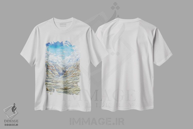 تیشرت طرح دار پارک ملی جنگل سنگ شده، مدیوم اثر آلکسی دیمیتریویچ شمیروف | فروشگاه ایماژ