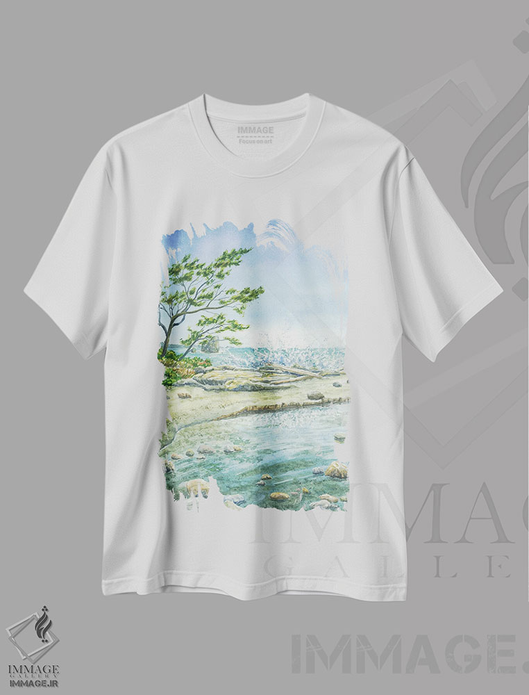 تیشرت طرح دار پارک ملی المپیک، مدیوم اثر آلکسی دیمیتریویچ شمیروف | immage.ir