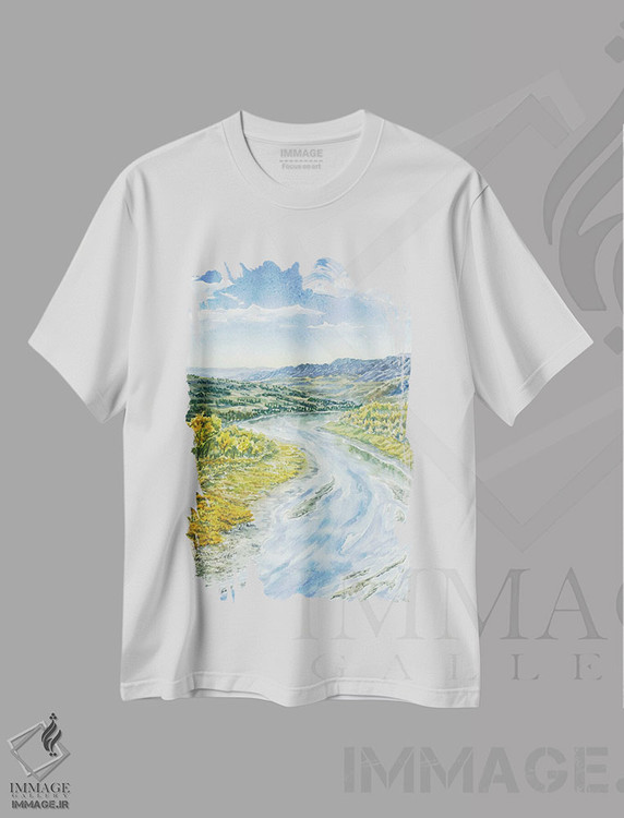 تیشرت طرح دار پارک ملی تئودور روزولت، مدیوم اثر آلکسی دیمیتریویچ شمیروف | فروشگاه ایماژ