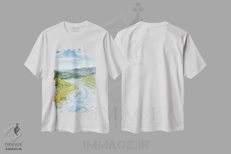 تیشرت طرح دار پارک ملی تئودور روزولت، مدیوم اثر آلکسی دیمیتریویچ شمیروف | فروشگاه ایماژ