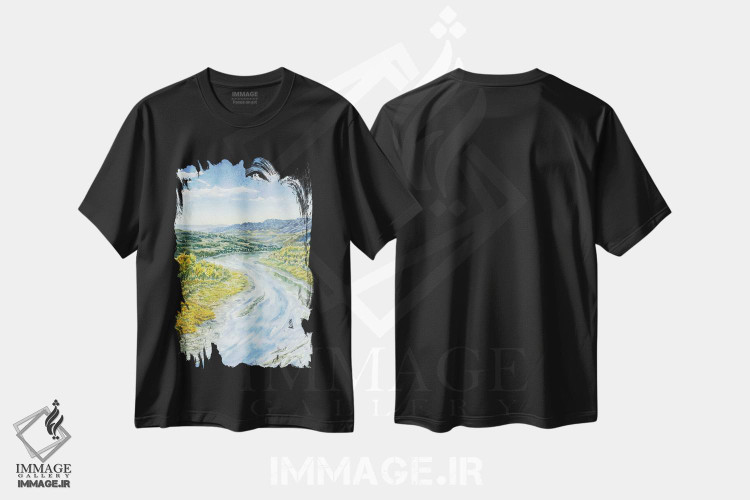تیشرت طرح دار پارک ملی تئودور روزولت، مدیوم اثر آلکسی دیمیتریویچ شمیروف | immage.ir