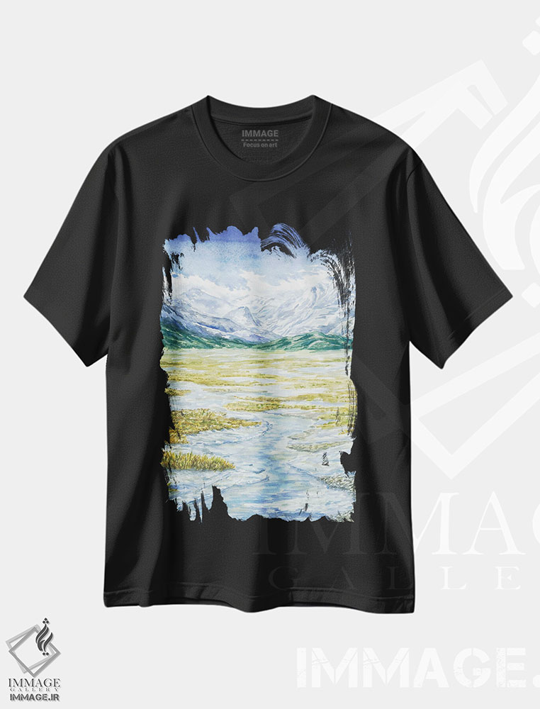 تیشرت طرح دار پارک ملی راکی ماونتین، مدیوم اثر آلکسی دیمیتریویچ شمیروف | فروشگاه ایماژ