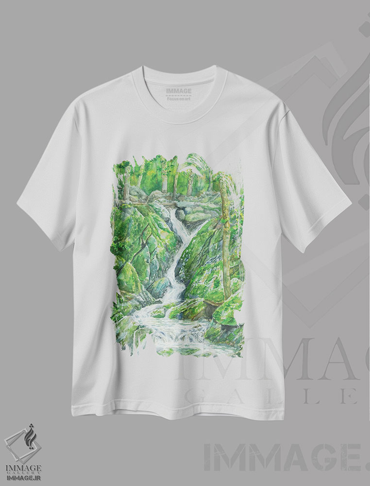 تیشرت طرح دار پارک ملی شناندوا، مدیوم اثر آلکسی دیمیتریویچ شمیروف | فروشگاه ایماژ