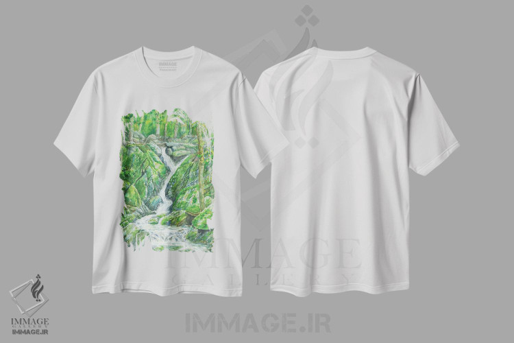 تیشرت طرح دار پارک ملی شناندوا، مدیوم اثر آلکسی دیمیتریویچ شمیروف | فروشگاه ایماژ