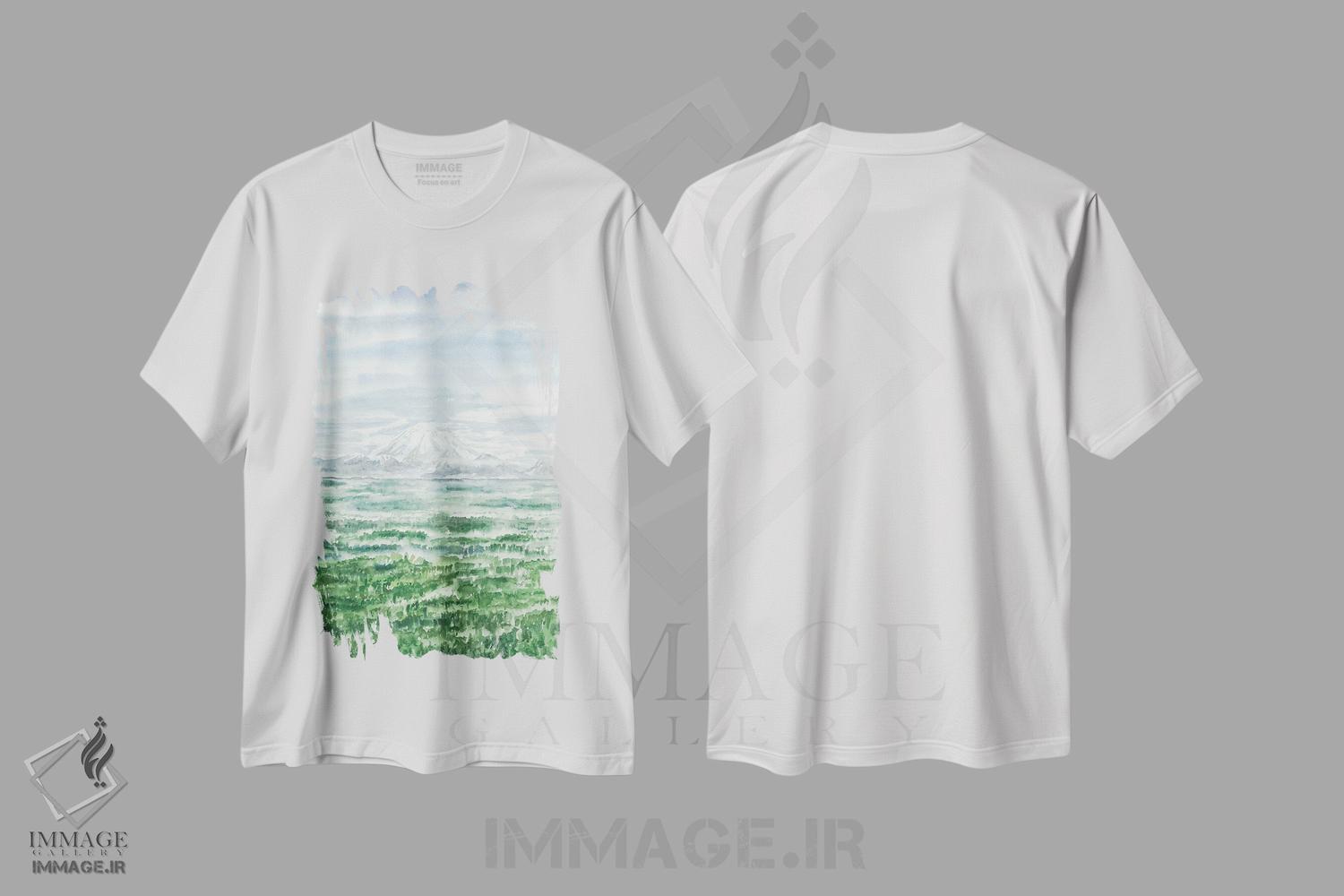 تیشرت طرح دار پارک ملی رَنگل سنت الیاس، مدیوم اثر آلکسی دیمیتریویچ شمیروف | immage.ir