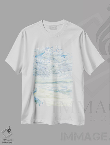 تیشرت طرح دار پارک ملی شن های سفید، مدیوم اثر آلکسی دیمیتریویچ شمیروف | فروشگاه ایماژ