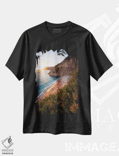 تیشرت طرح دار لحظه های طلایی، مدیوم اثر الکساندر اسلاوتسکی | فروشگاه ایماژ