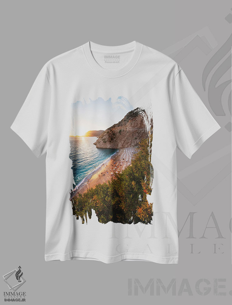 تیشرت طرح دار لحظه های طلایی، مدیوم اثر الکساندر اسلاوتسکی | immage.ir