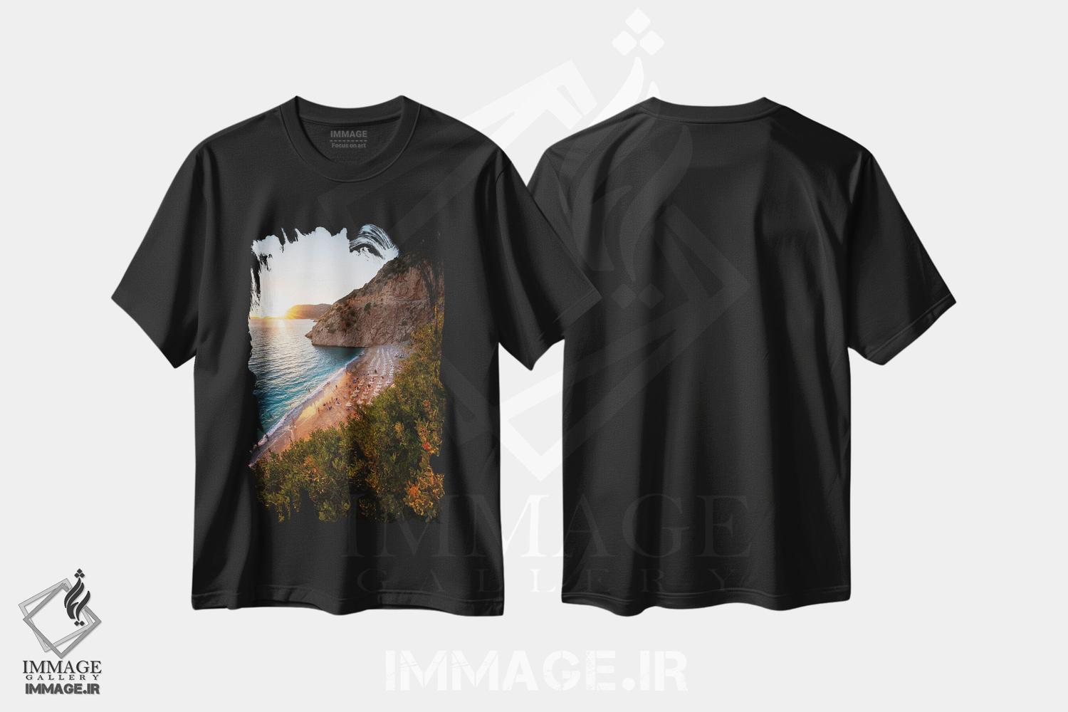 تیشرت طرح دار لحظه های طلایی، مدیوم اثر الکساندر اسلاوتسکی | فروشگاه ایماژ