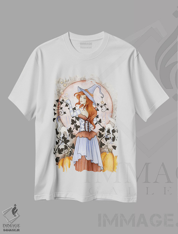 تیشرت طرح دار یه کم حقه و جادو، دکوراسیون جایگزین اثر امی براون | فروشگاه ایماژ