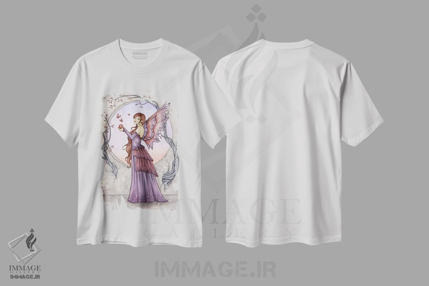 تیشرت طرح دار افسون ظریف، دکوراسیون جایگزین اثر امی براون | immage.ir