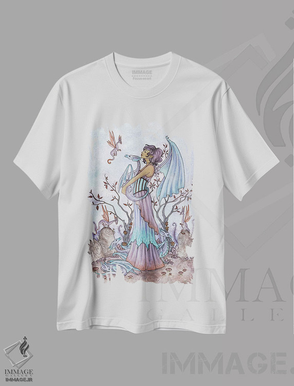 تیشرت طرح دار نگهبان اژدها، دکوراسیون جایگزین اثر امی براون | immage.ir