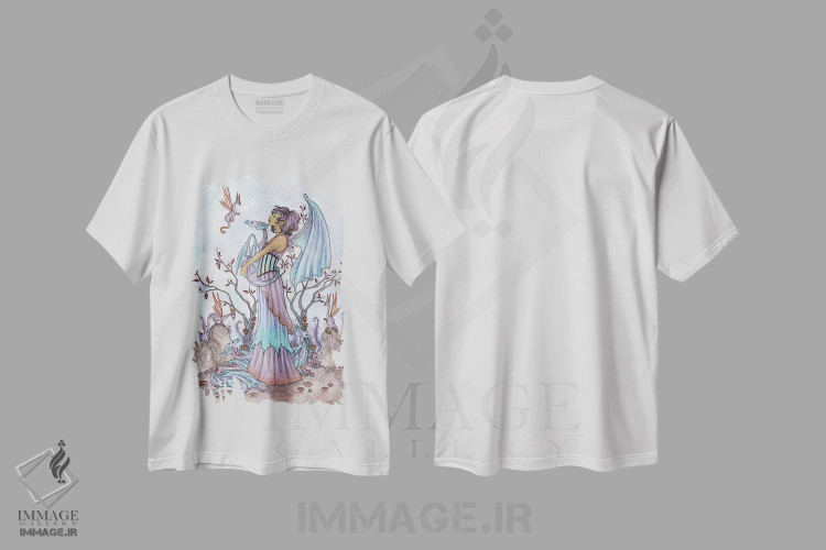 تیشرت طرح دار نگهبان اژدها، دکوراسیون جایگزین اثر امی براون | immage.ir