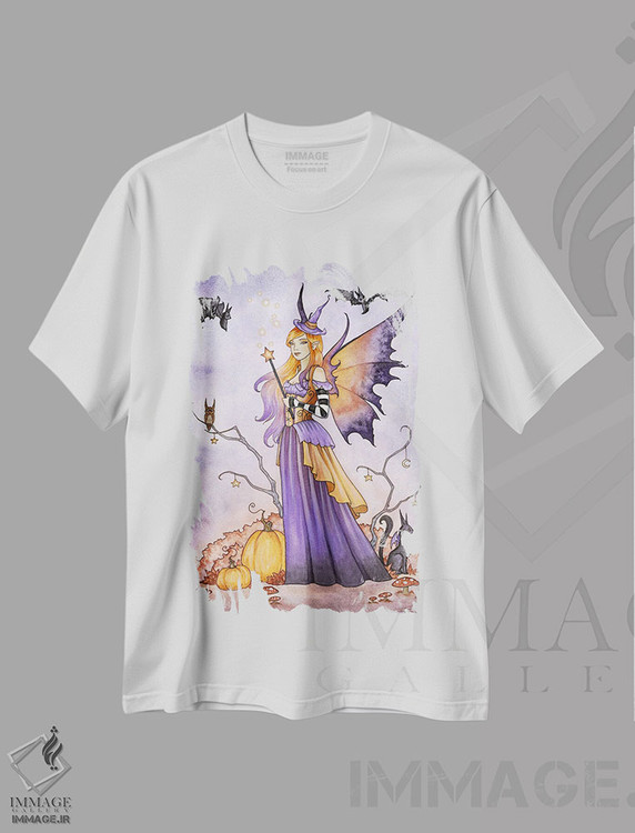 تیشرت طرح دار جادوی هالووین، دکوراسیون جایگزین اثر امی براون | immage.ir