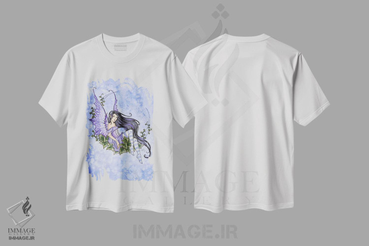 تیشرت طرح دار ماه پیچک، دکوراسیون جایگزین اثر امی براون | immage.ir