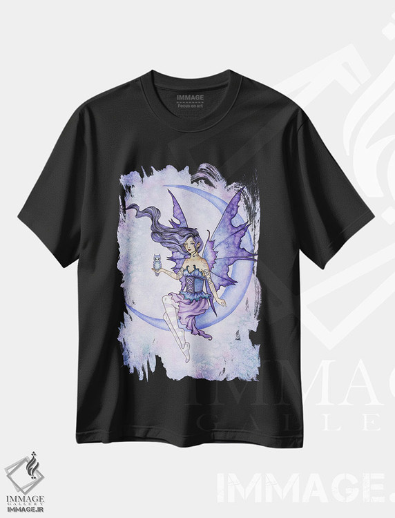 تیشرت طرح دار جغد ماه، دکوراسیون جایگزین اثر امی براون | immage.ir