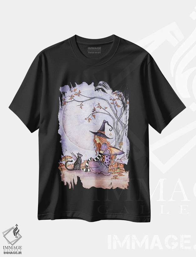 تیشرت طرح دار جادوی ماه، دکوراسیون جایگزین اثر امی براون | فروشگاه ایماژ