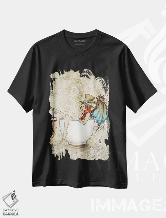 تیشرت طرح دار حمام بخار، دکوراسیون جایگزین اثر امی براون | immage.ir