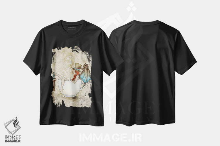 تیشرت طرح دار حمام بخار، دکوراسیون جایگزین اثر امی براون | immage.ir