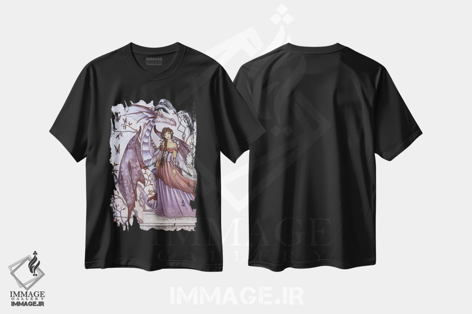 تیشرت طرح دار ملاقات با پروانه ها، دکوراسیون جایگزین اثر امی براون | immage.ir