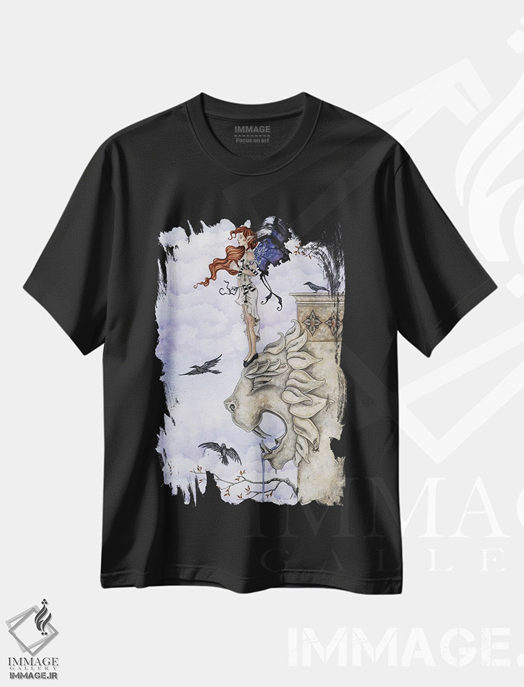 تیشرت طرح دار انتظار، دکوراسیون جایگزین اثر امی براون | immage.ir