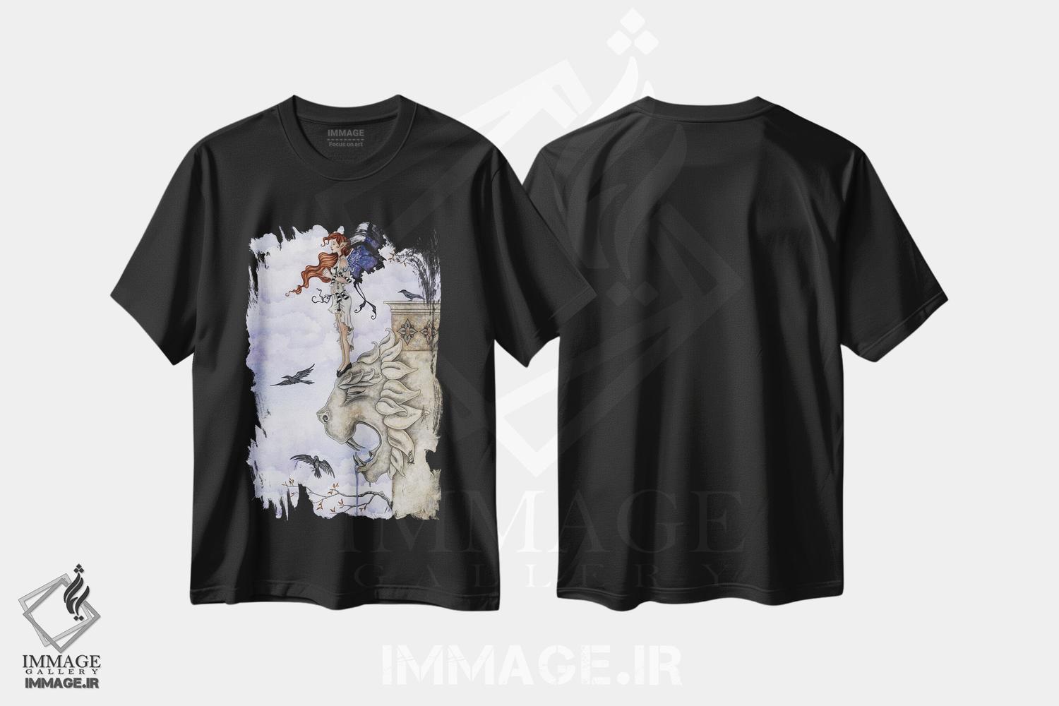 تیشرت طرح دار انتظار، دکوراسیون جایگزین اثر امی براون | immage.ir