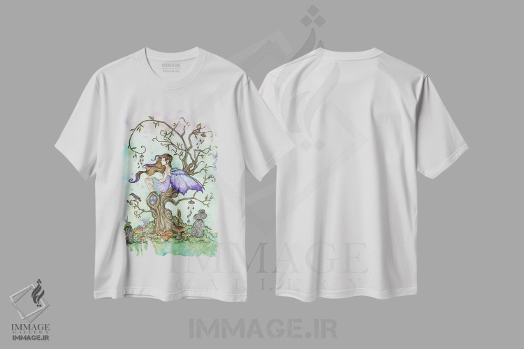 تیشرت طرح دار زنگ های بادی، دکوراسیون جایگزین اثر امی براون | immage.ir