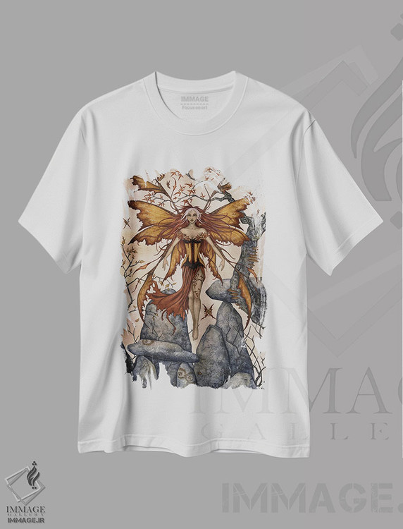 تیشرت طرح دار ورود، مدیوم اثر امی براون | فروشگاه ایماژ